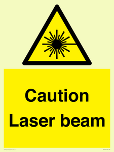 Caution Laser beam